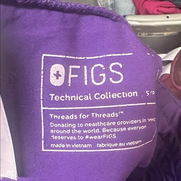 Figs Purple Women's Jogger Pants - Picture 2 of 10